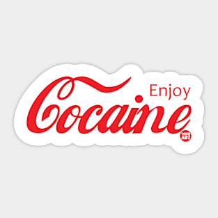ENJOY COCAINE Sticker